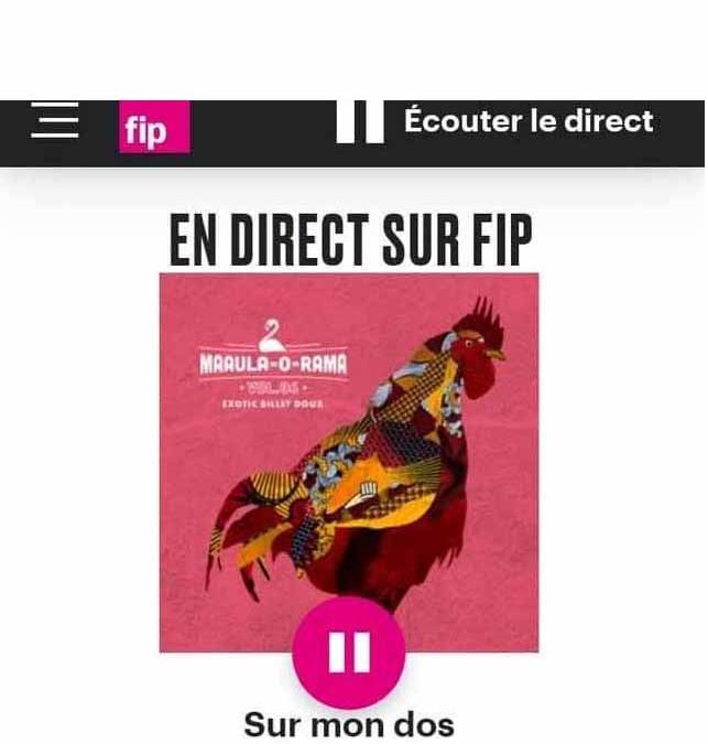 Le single « Sur mon dos » feat. Isla sorti sur la compil de Maaula Records sur FIP Radio!!
